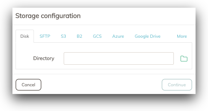 Duplicacy Web Edition Storage